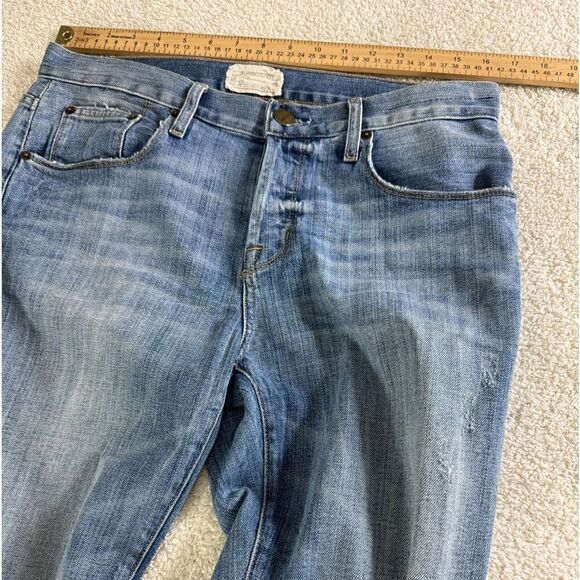 Current Elliott Jeans Womens Sz 28 The Cross over First Loved Destroyed uneven - Picture 11 of 15
